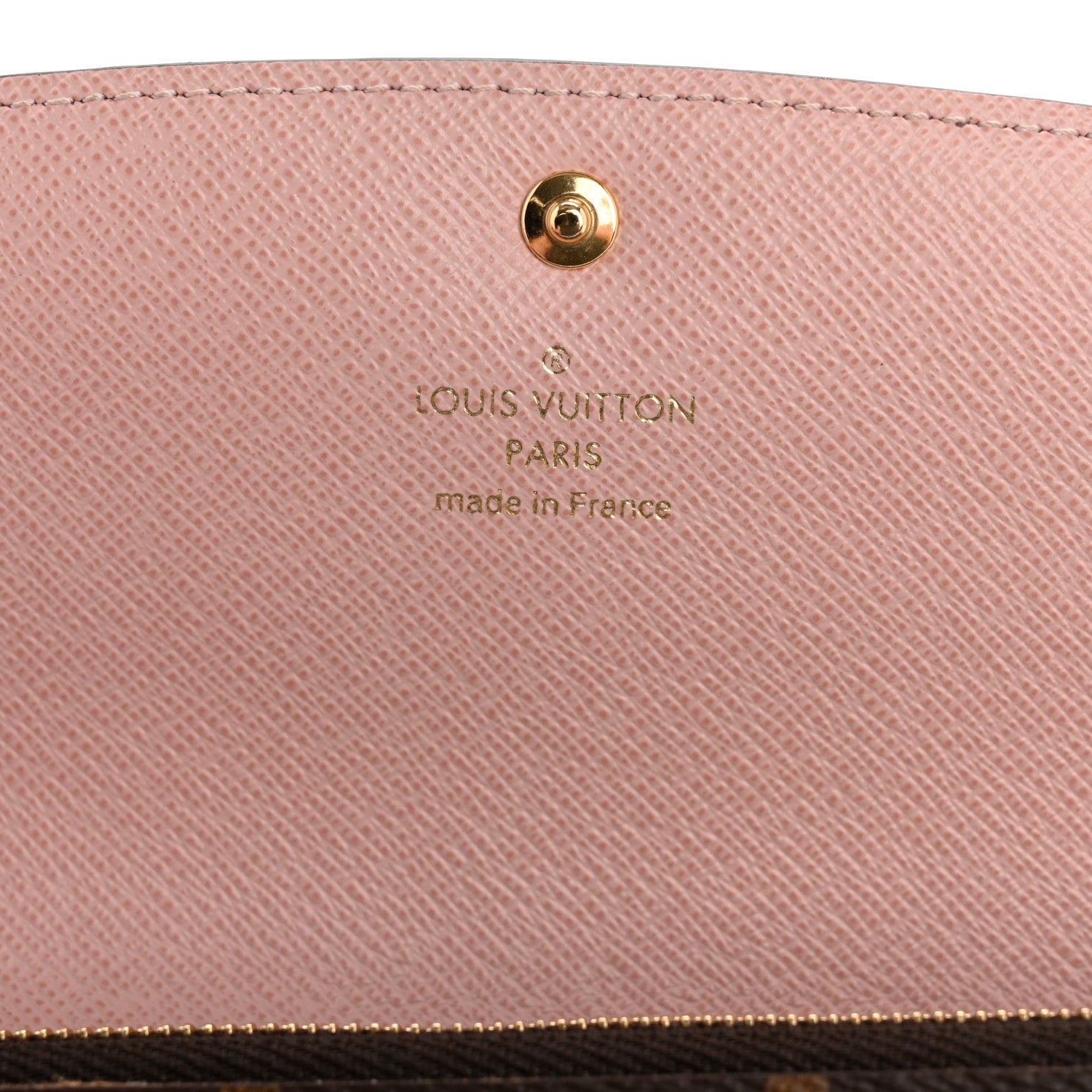 Louis Vuitton Monogram Emilie Wallet Rose Ballerine 6 of 10