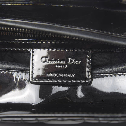 Christian Dior Patent Cannage Medium Lady Dior Black 6 of 10