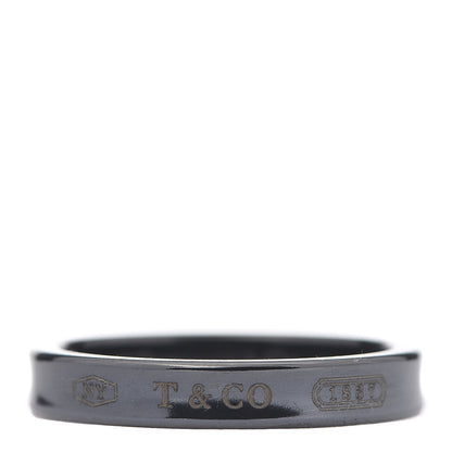 Tiffany Titanium 4mm Narrow 1837 Ring 63 10.25 1 of 4