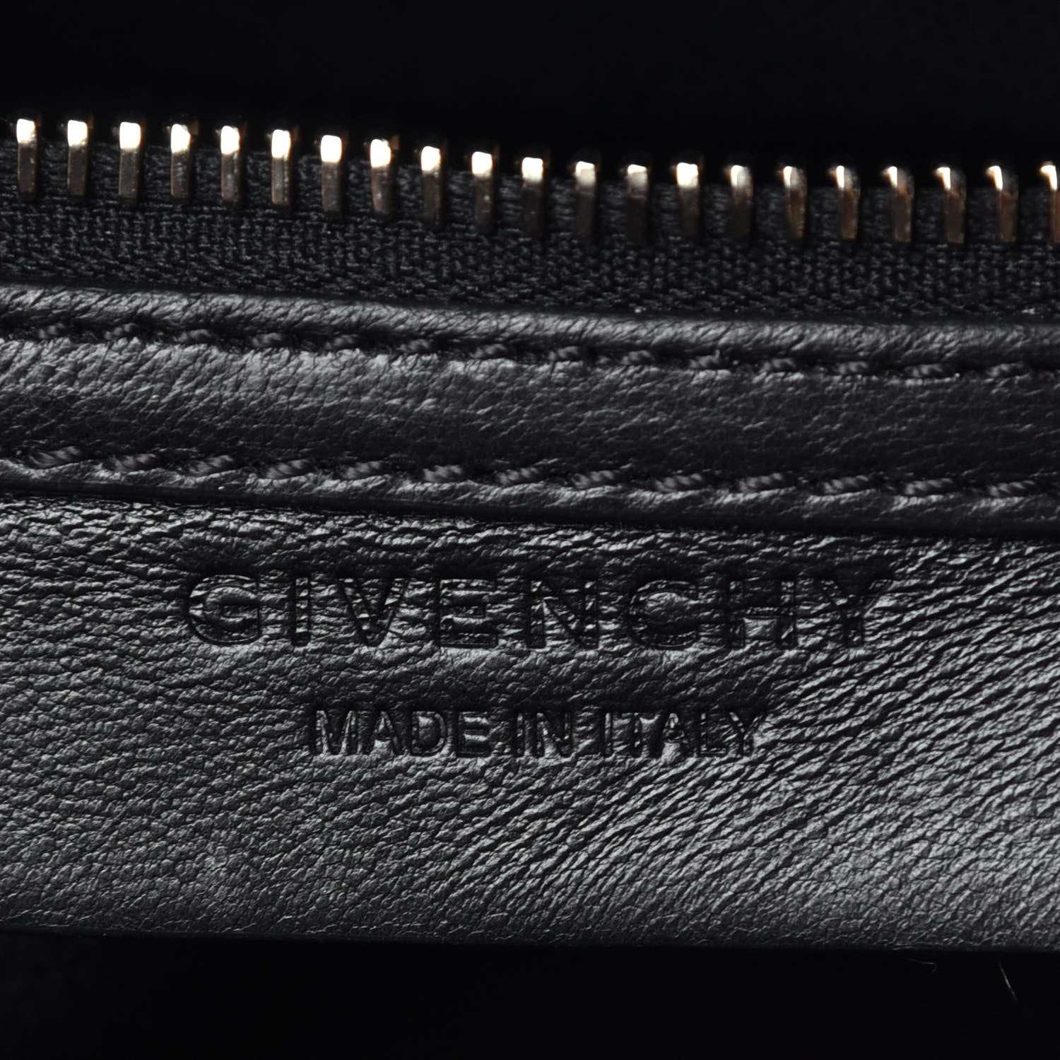 Givenchy Calfskin Crocodile Embossed Mini Antigona Black 7 of 10