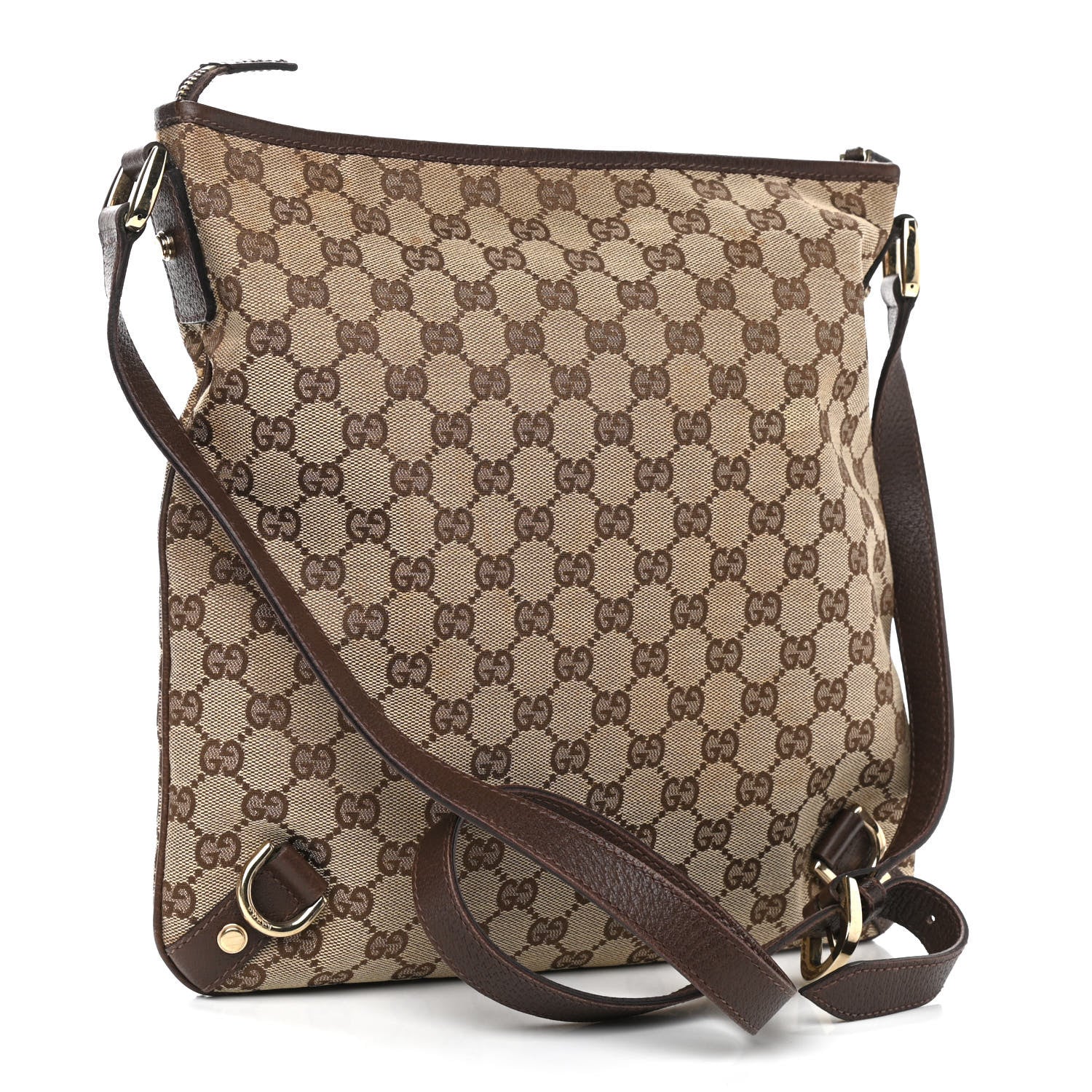 Gucci Monogram Abbey Messenger Bag Dark Brown 2 of 11