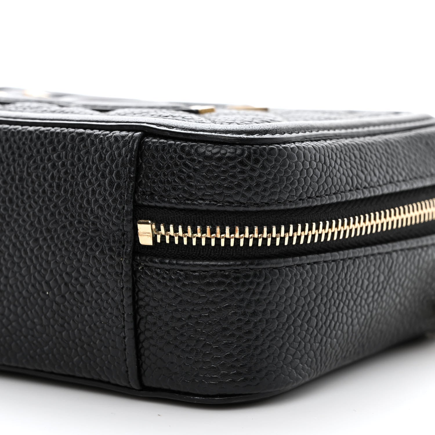 Chanel Caviar Quilted CC Filigree Vanity Clutch With Chain Black 12 of 12