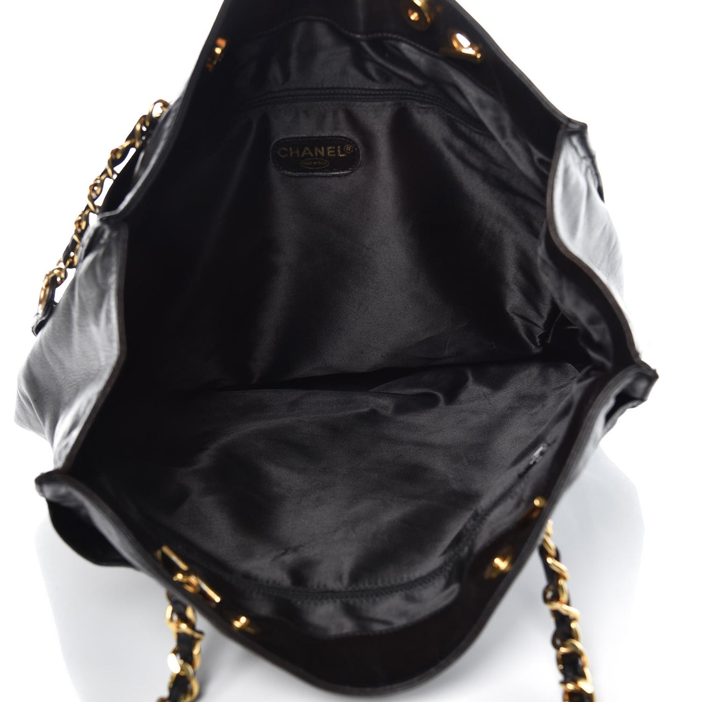 Lambskin CC Shoulder Bag Black
