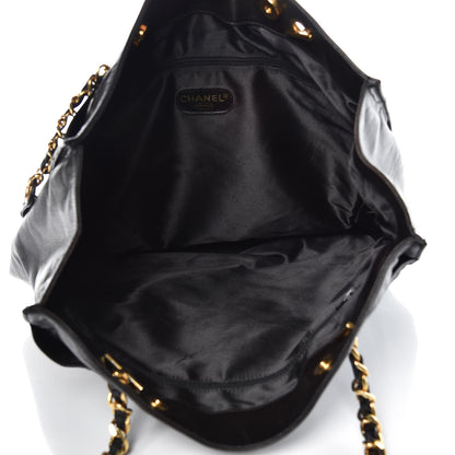 Chanel Lambskin CC Shoulder Bag Black 5 of 11