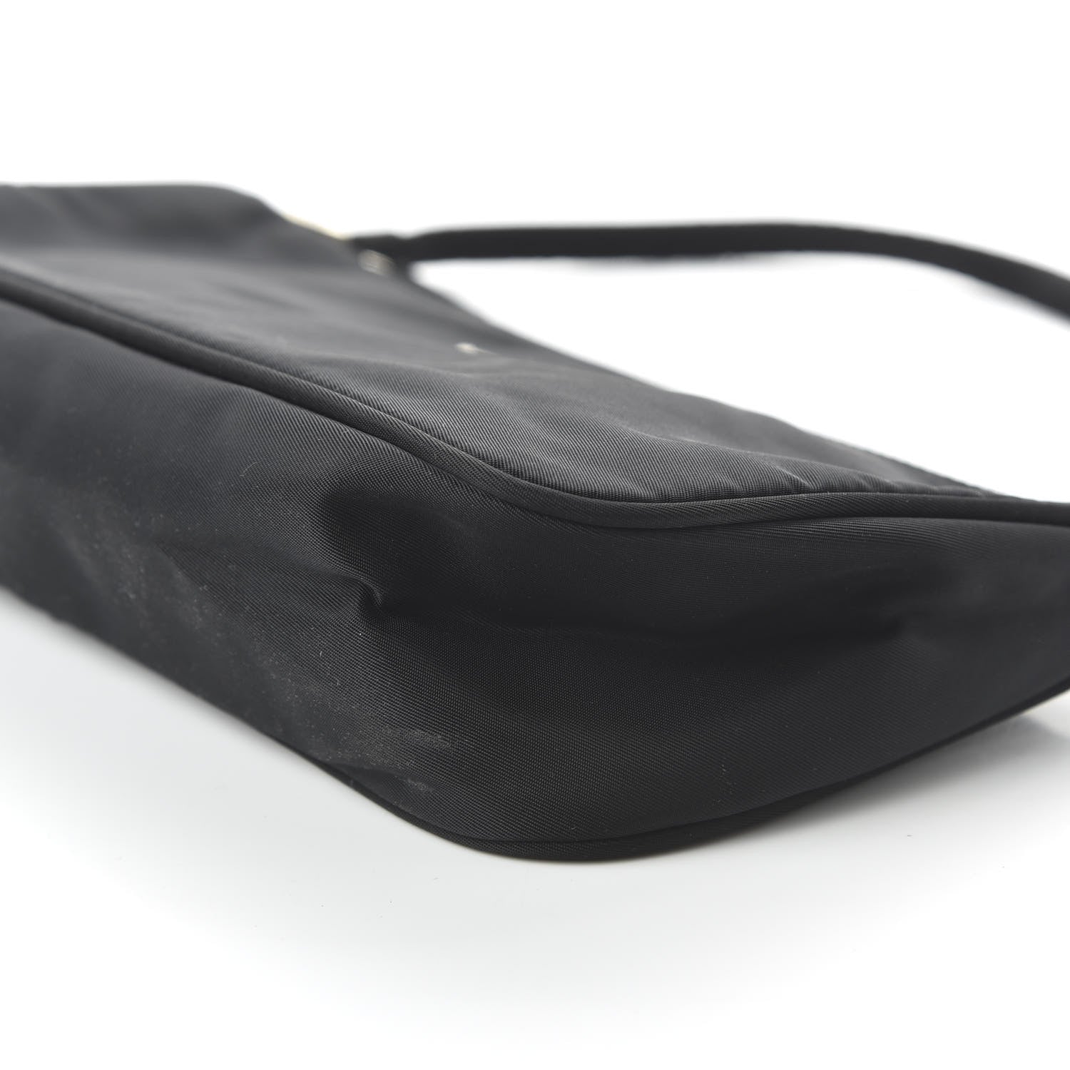 Prada Tessuto Nylon Pochette Bag Black 7 of 9