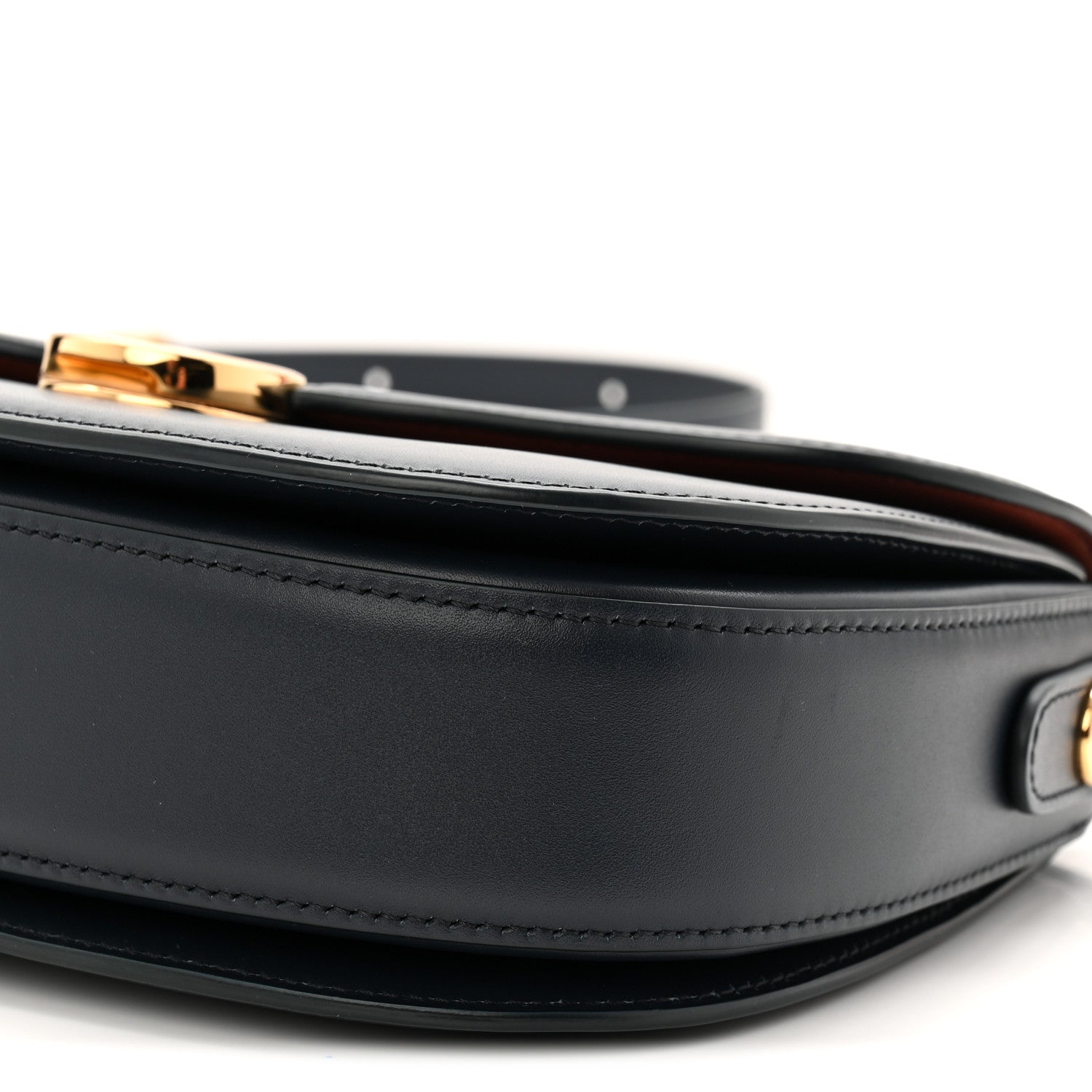 Loro Piana Smooth Calfskin Small Ghiera Bag Navy 9 of 9