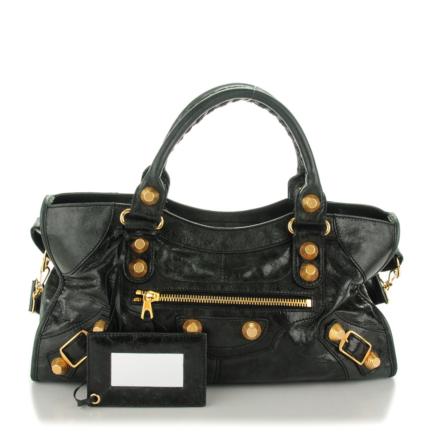 Agneau Giant 21 Gold Hardware Part Time Black