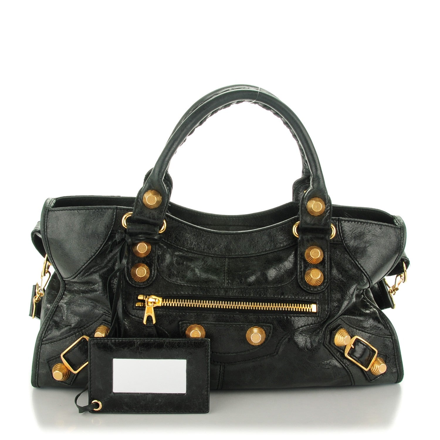 Balenciaga Agneau Giant 21 Gold Hardware Part Time Black 1 of 8