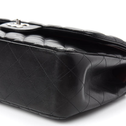 Chanel Lambskin Quilted Jumbo Double Flap Black 14 of 14