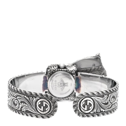 Gucci Stainless Steel Black Mother of Pearl 22mm Le Marche Des Merveilles Secret Quartz Watch 3 of 6