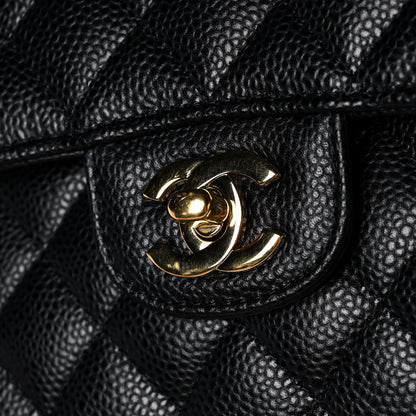 Chanel Caviar Quilted Small Double Flap Black 13 of 15