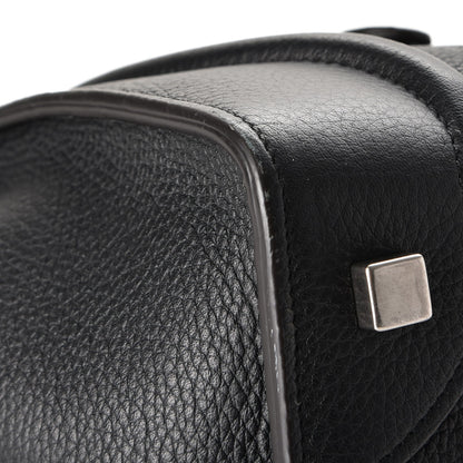 Celine Drummed Calfskin Mini Luggage Black 10 of 15