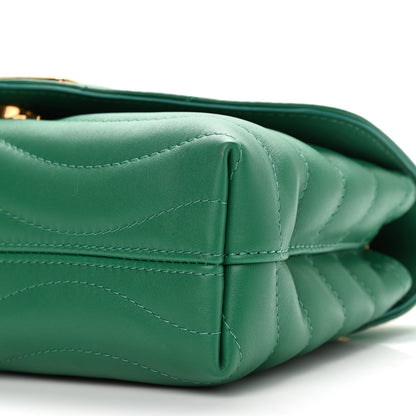 Louis Vuitton Calfskin New Wave Chain Bag MM NM Emerald 9 of 10