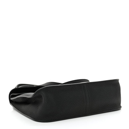 Hermes Taurillon Clemence Halzan 25 Black 4 of 11