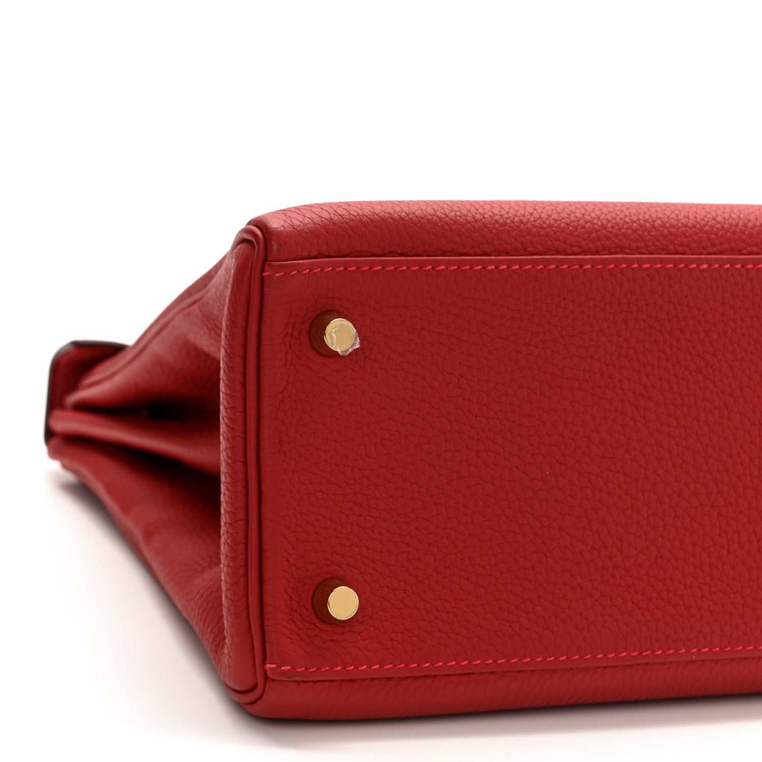 Hermes Togo Kelly Retourne 28 Rouge Vif 9 of 10