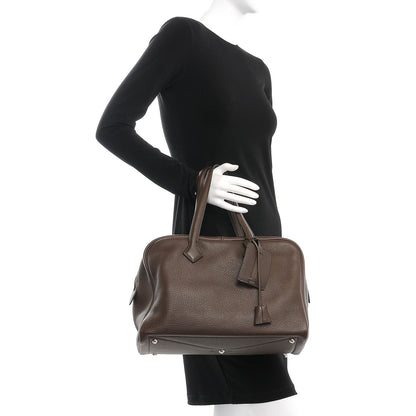 Hermes Taurillon Clemence Victoria II 35 Havane 2 of 10