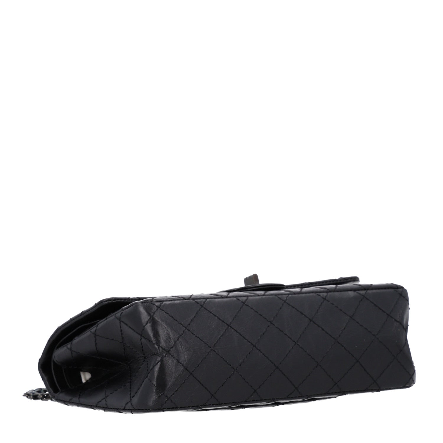 Chanel Aged Calfskin Quilted 2.55 Reissue 225 Flap So Black 4 of 10