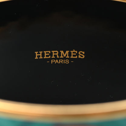 Hermes Enamel Printed Extra Wide Bracelet 65 4 of 5