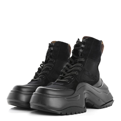 Louis Vuitton Monogram Suede LV Archlight Platform Sneaker Boot 38 Black 4 of 10