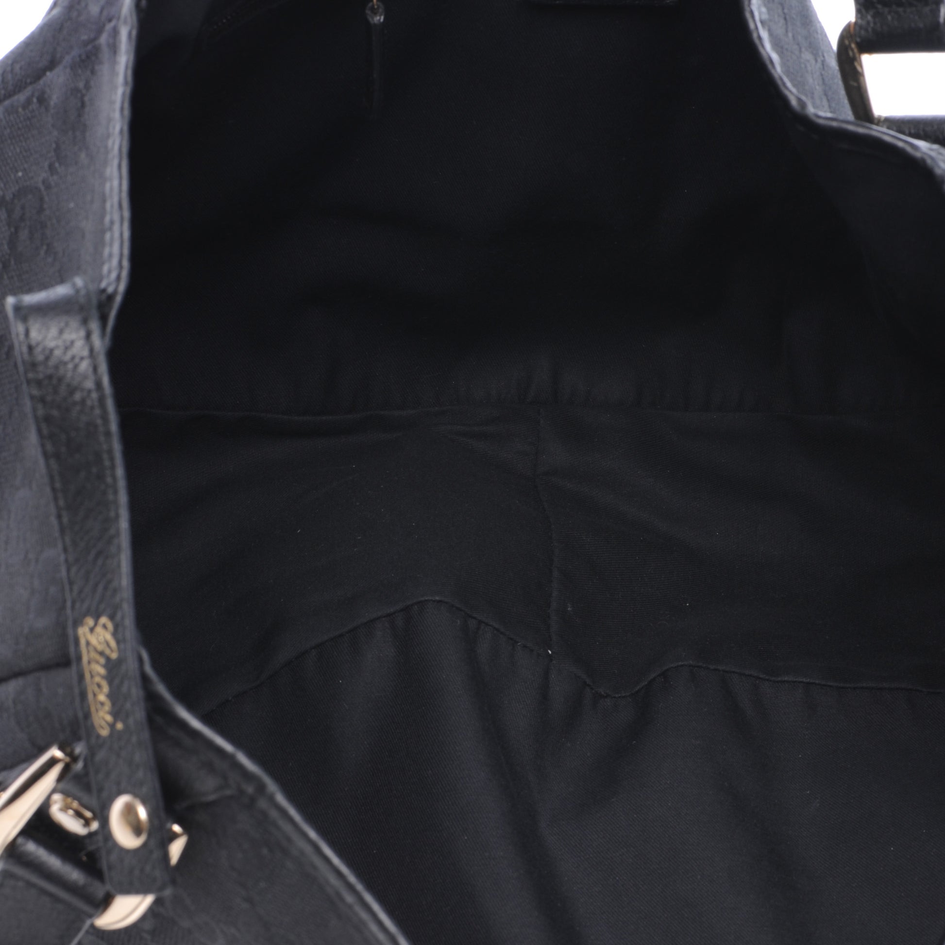 Gucci Monogram Medium Abbey Shoulder Bag Black 5 of 7