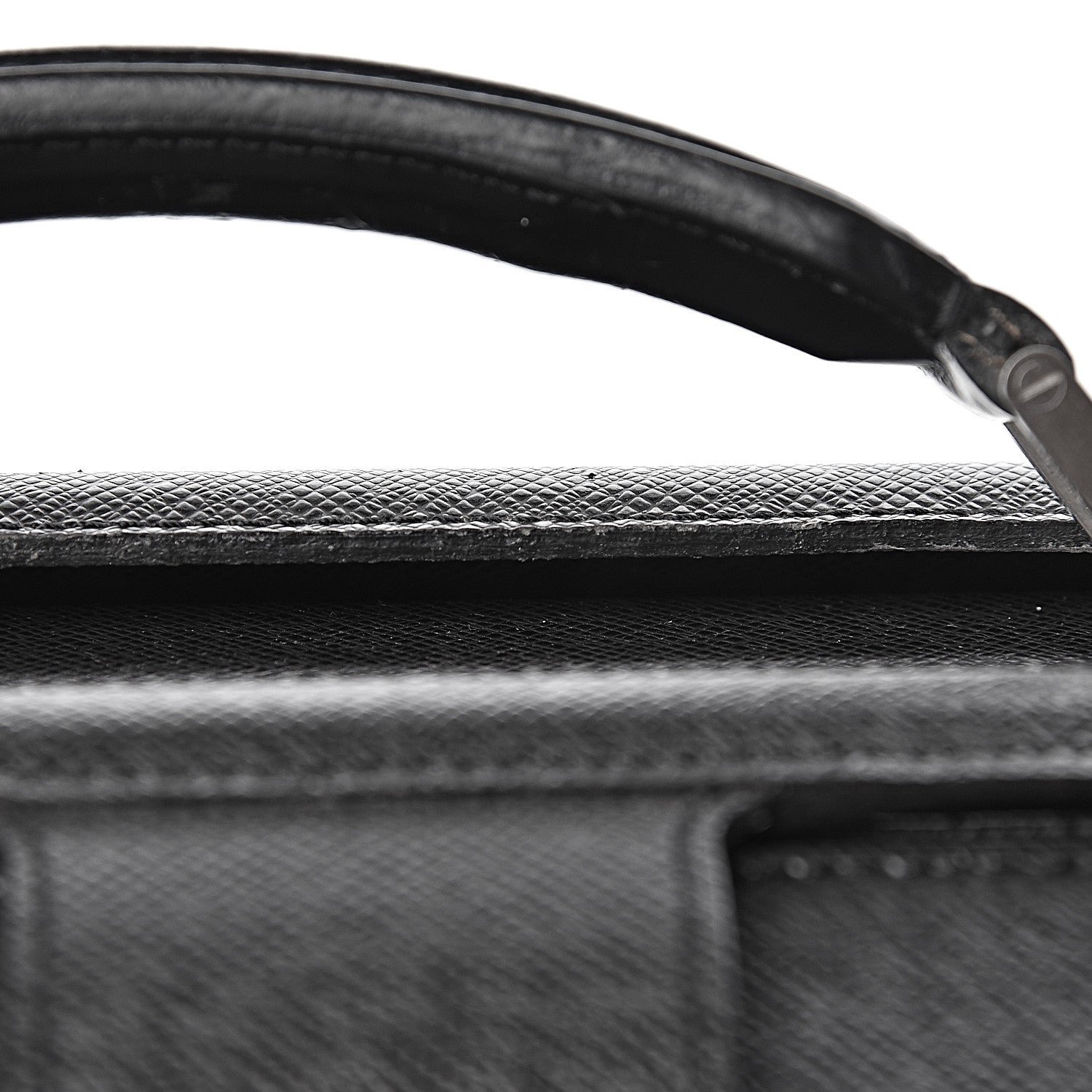 Louis Vuitton Taiga Pilot Case Oural Briefcase Black 8 of 11