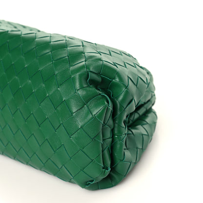 Bottega Veneta Nappa Maxi Intrecciato The Pouch Oversized Clutch Racing Green 9 of 9