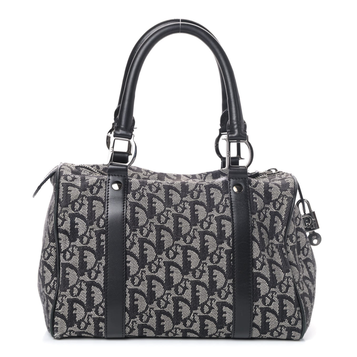 Christian Dior Monogram Boston Black 1 of 4