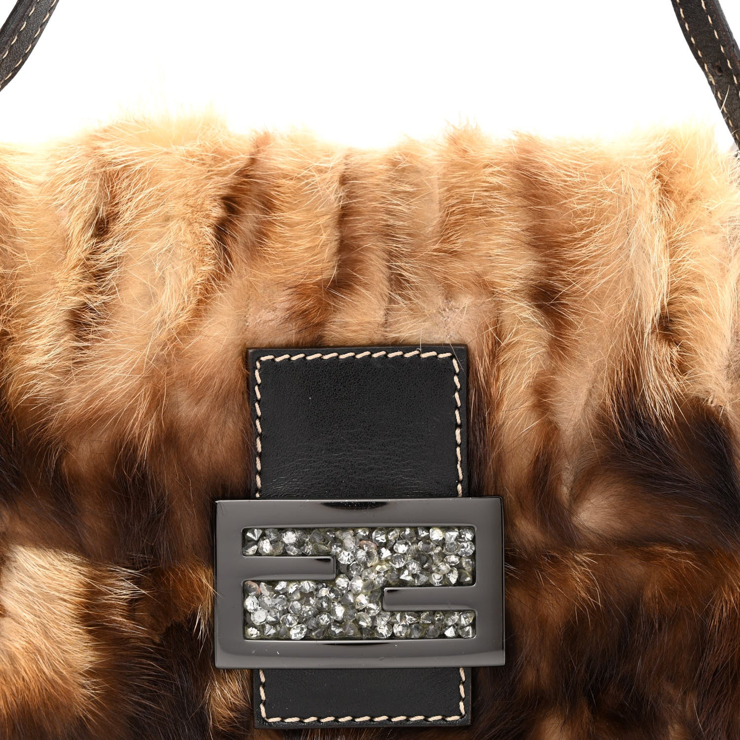 Fendi Mink Fur Mini Forever Mama Baguette 8 of 11