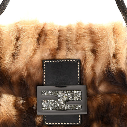 Fendi Mink Fur Mini Forever Mama Baguette 8 of 11