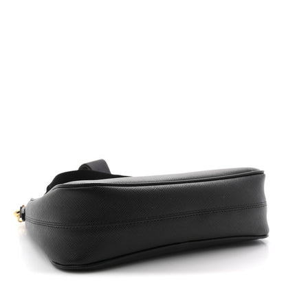 Prada Saffiano Lux Re-Edition 2005 Shoulder Bag Black 4 of 10