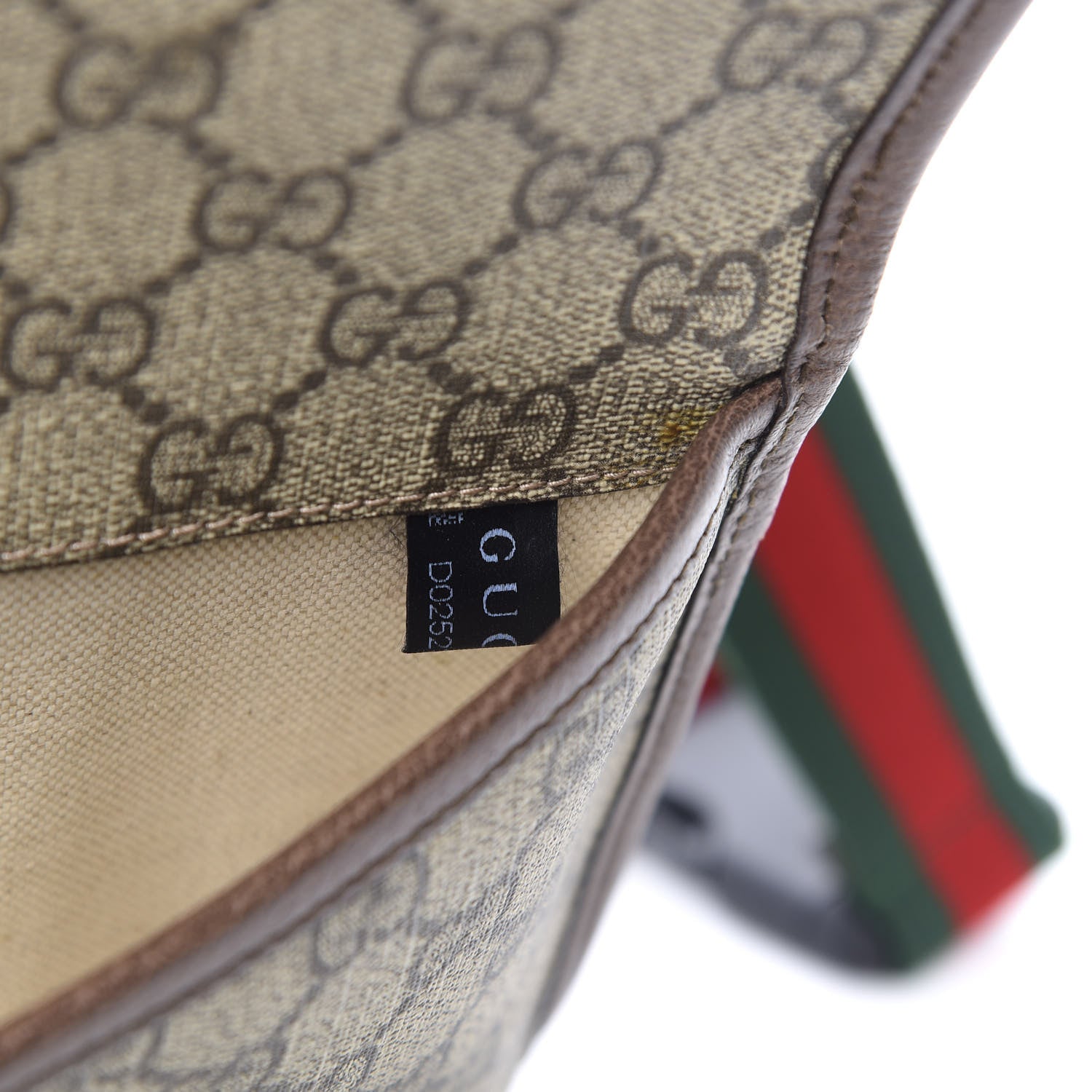 Gucci GG Supreme Monogram Neo Vintage Web Belt Bag Brown 8 of 11