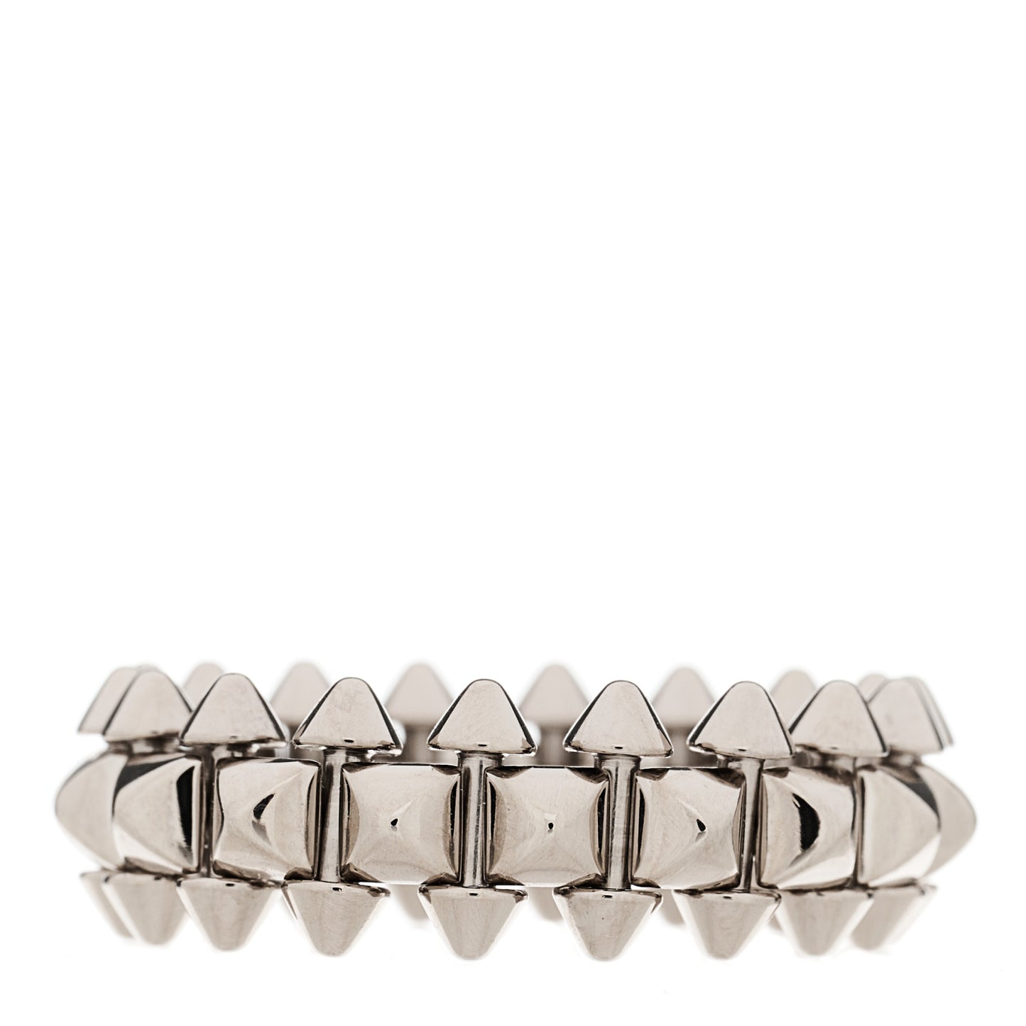 18K White Gold MM Clash De Cartier Ring 58 8.25