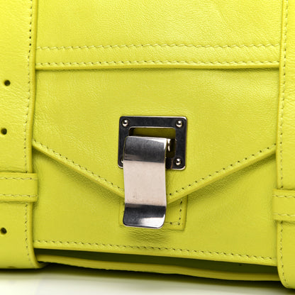 Proenza Schouler Lambskin Tiny PS1 Satchel Sulfur 13 of 13