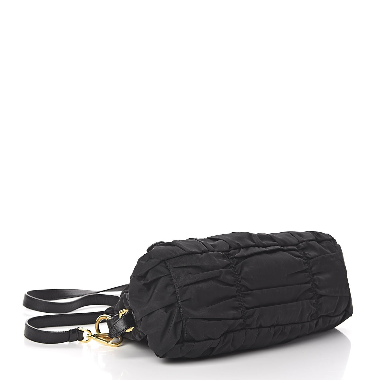 Prada Tessuto Nylon Gaufre Shopping Satchel Black 4 of 18
