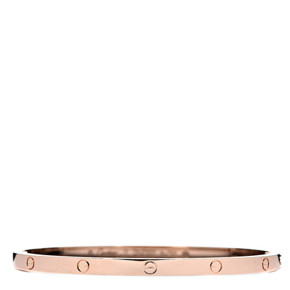 Cartier 18K Pink Gold Small LOVE Bracelet 17 1 of 5