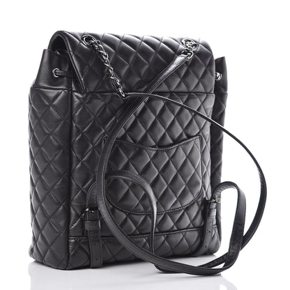 Chanel Lambskin Quilted Large Urban Spirit Backpack Black 3 of 10
