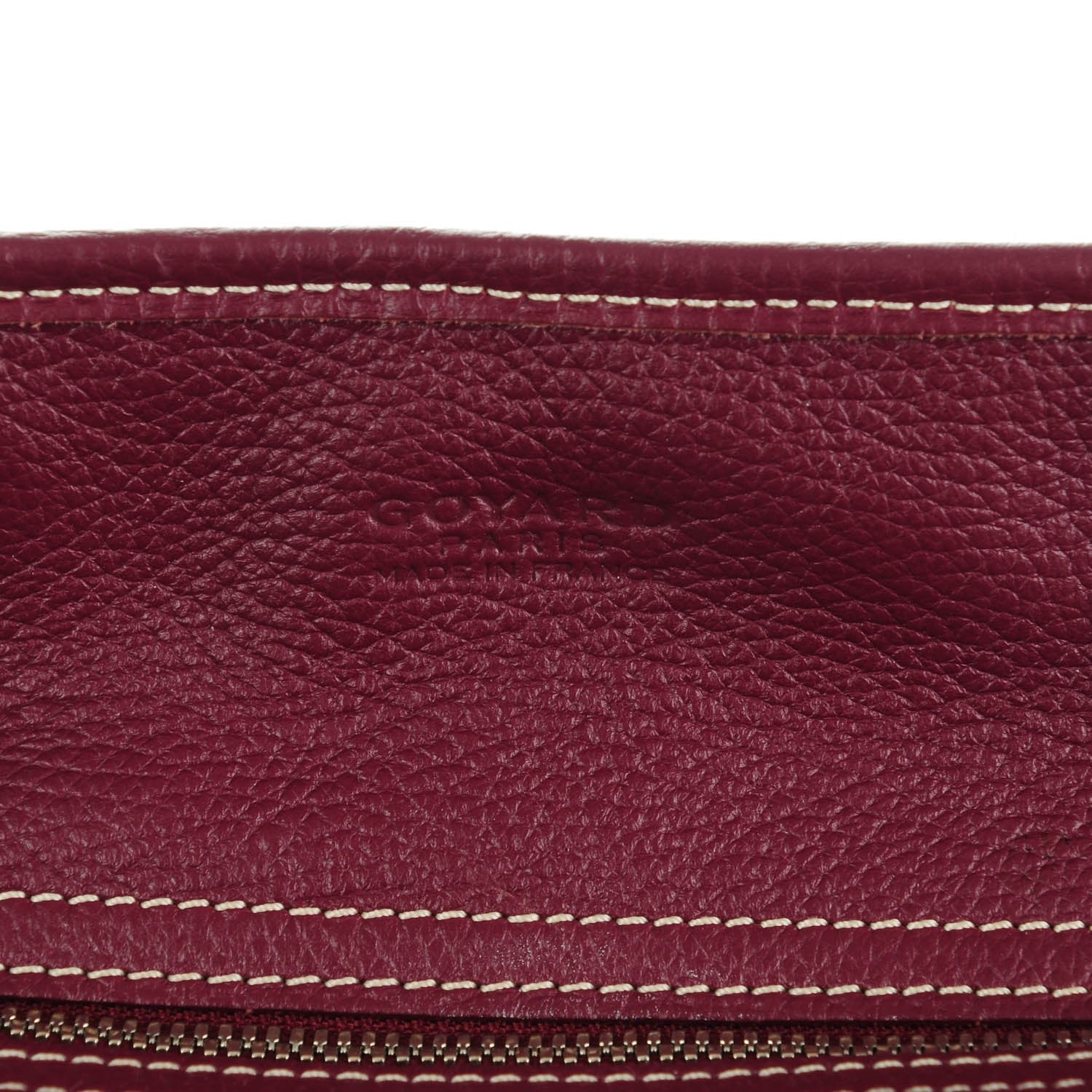 Goyard Goyardine Sac Hardy Pet Carrier PM Burgundy 9 of 9