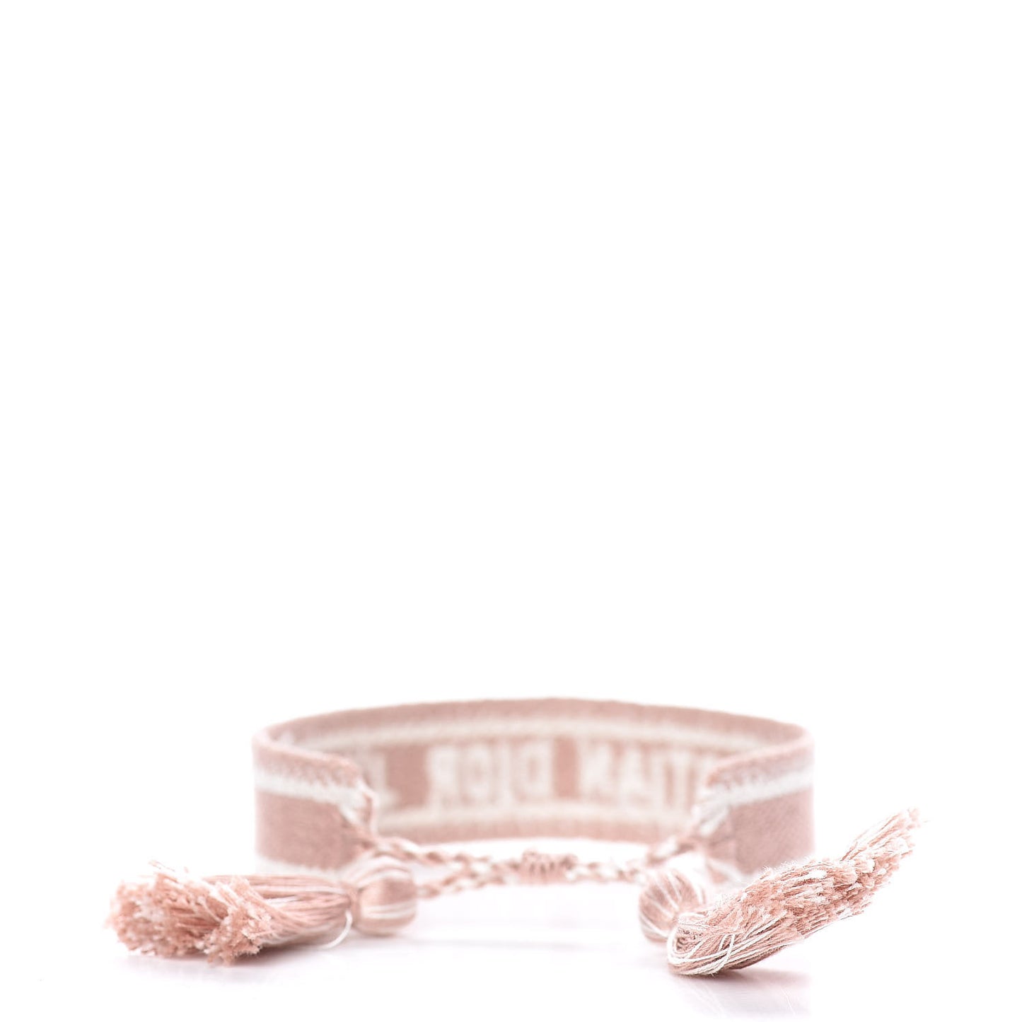 Woven Cotton J'Adior Friendship Bracelet Nude