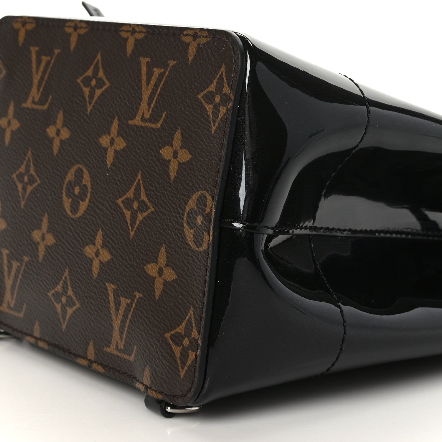 Louis Vuitton Patent Monogram Hot Springs Backpack Black 8 of 9