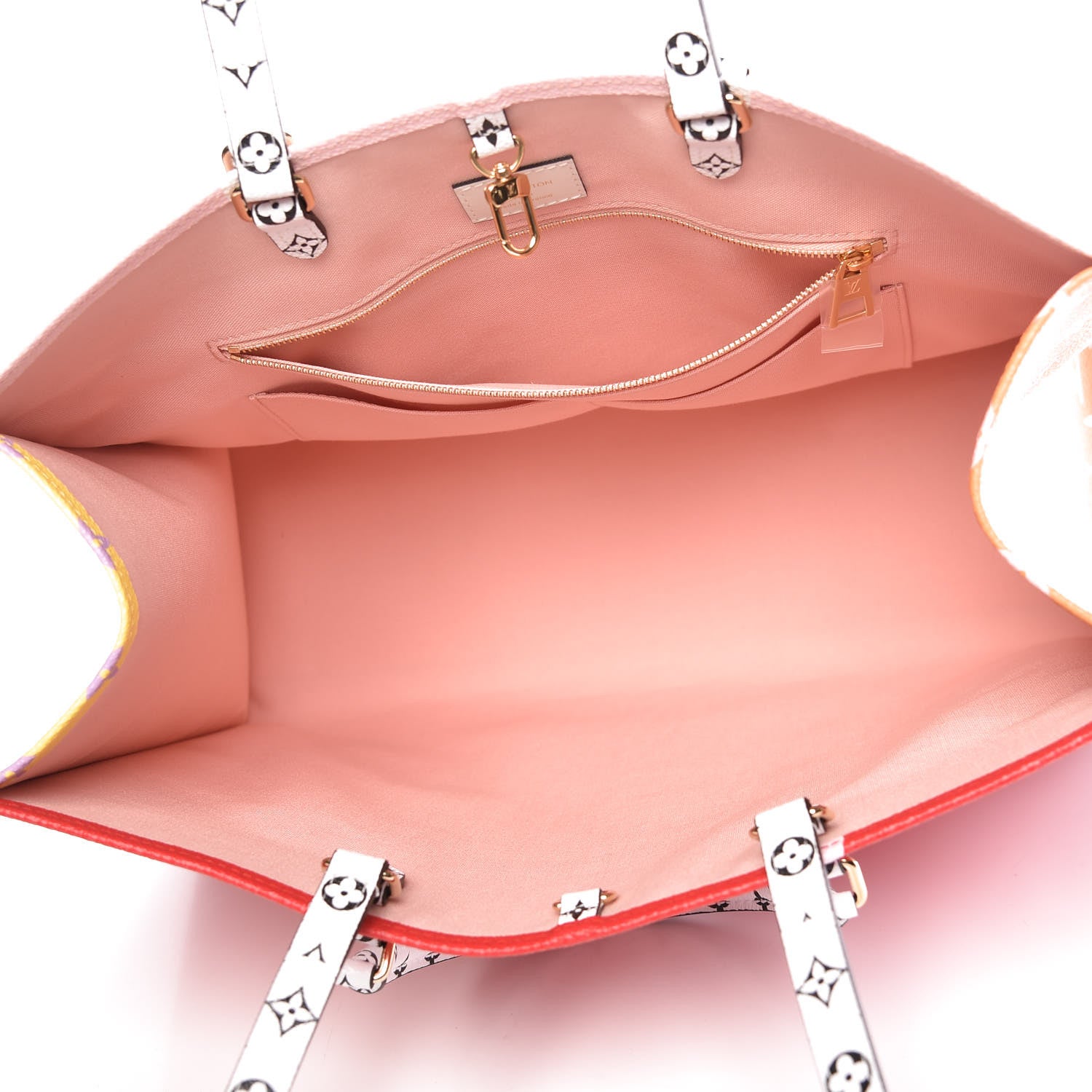 Louis Vuitton Monogram Giant Onthego GM Rouge Rose 8 of 11