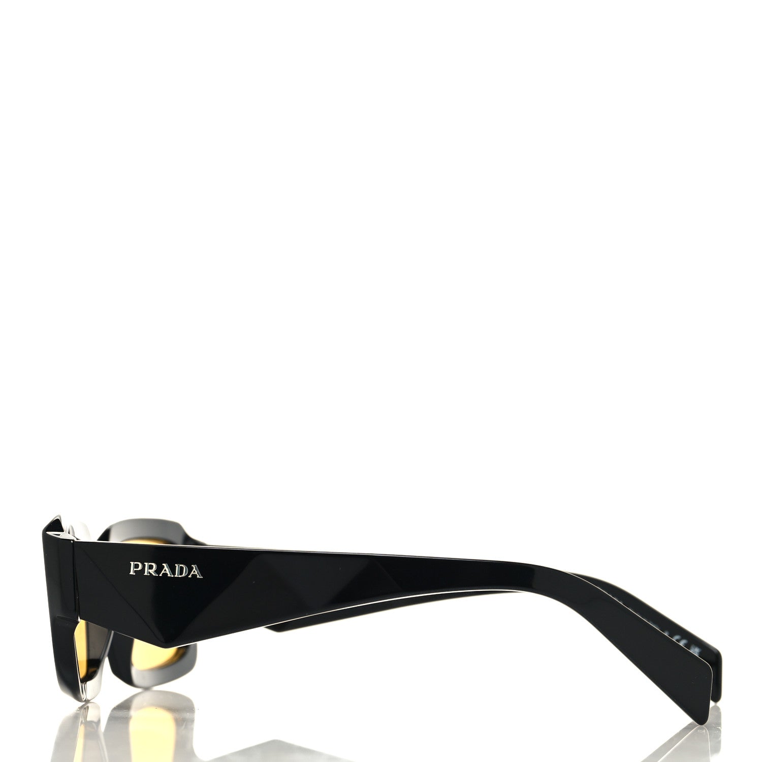 Prada Acetate Symbole Sunglasses SPR 27Z Black 3 of 7
