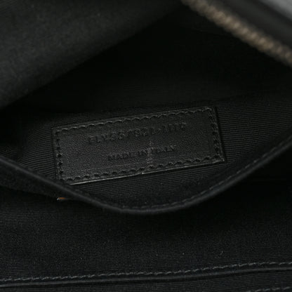Saint Laurent Canvas Classic Belt Bag Black White 7 of 9