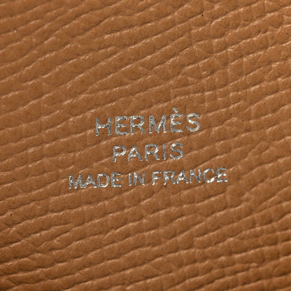 Hermes Epsom Verso Calvi Duo Card Case Alezan Biscuit 6 of 8