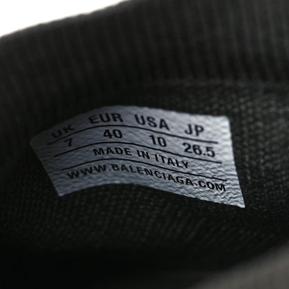 Balenciaga Neoprene Knit Womens Speed Graffiti Sneakers 40 Kaki Black 7 of 8