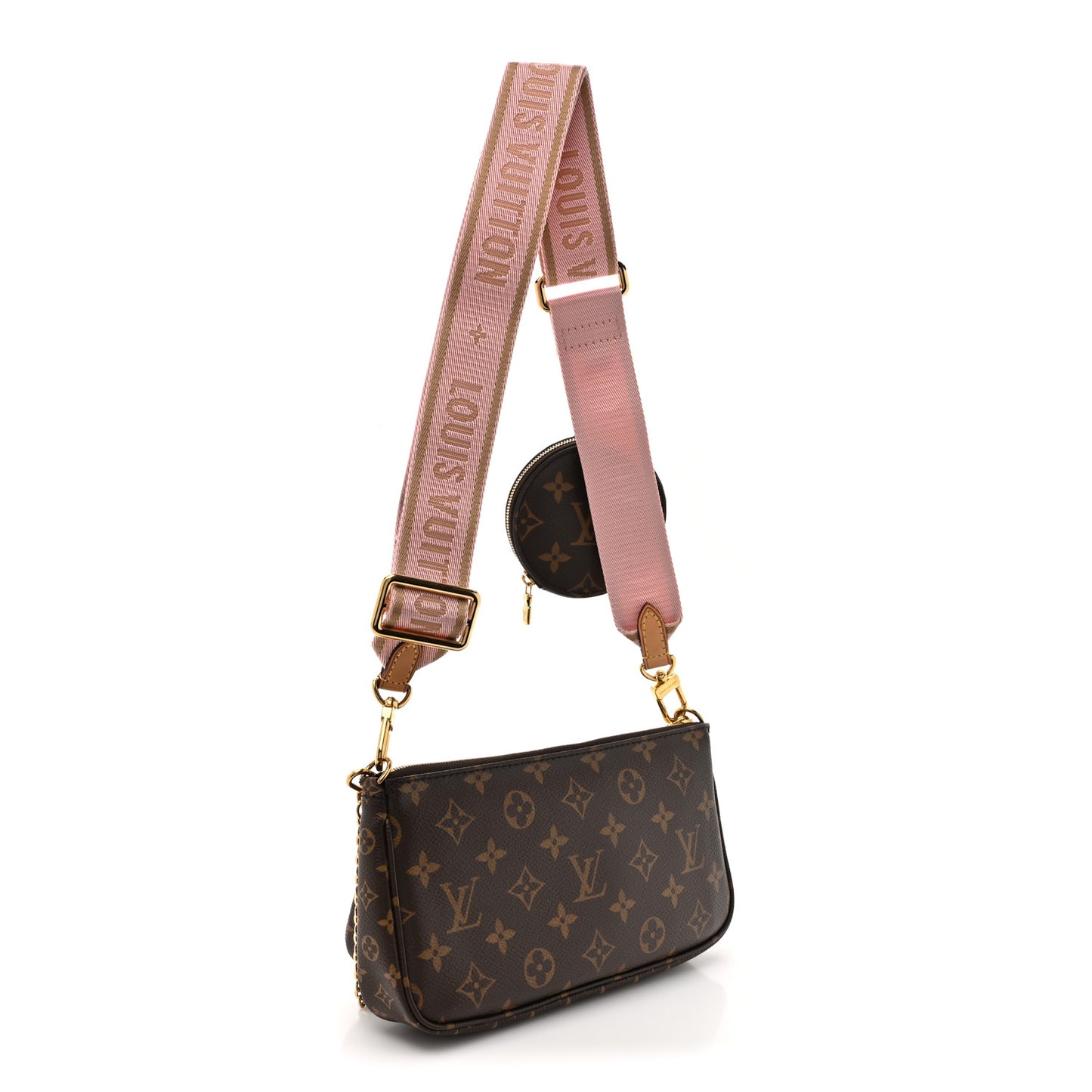 Monogram Multi Pochette Accessories Rose Clair