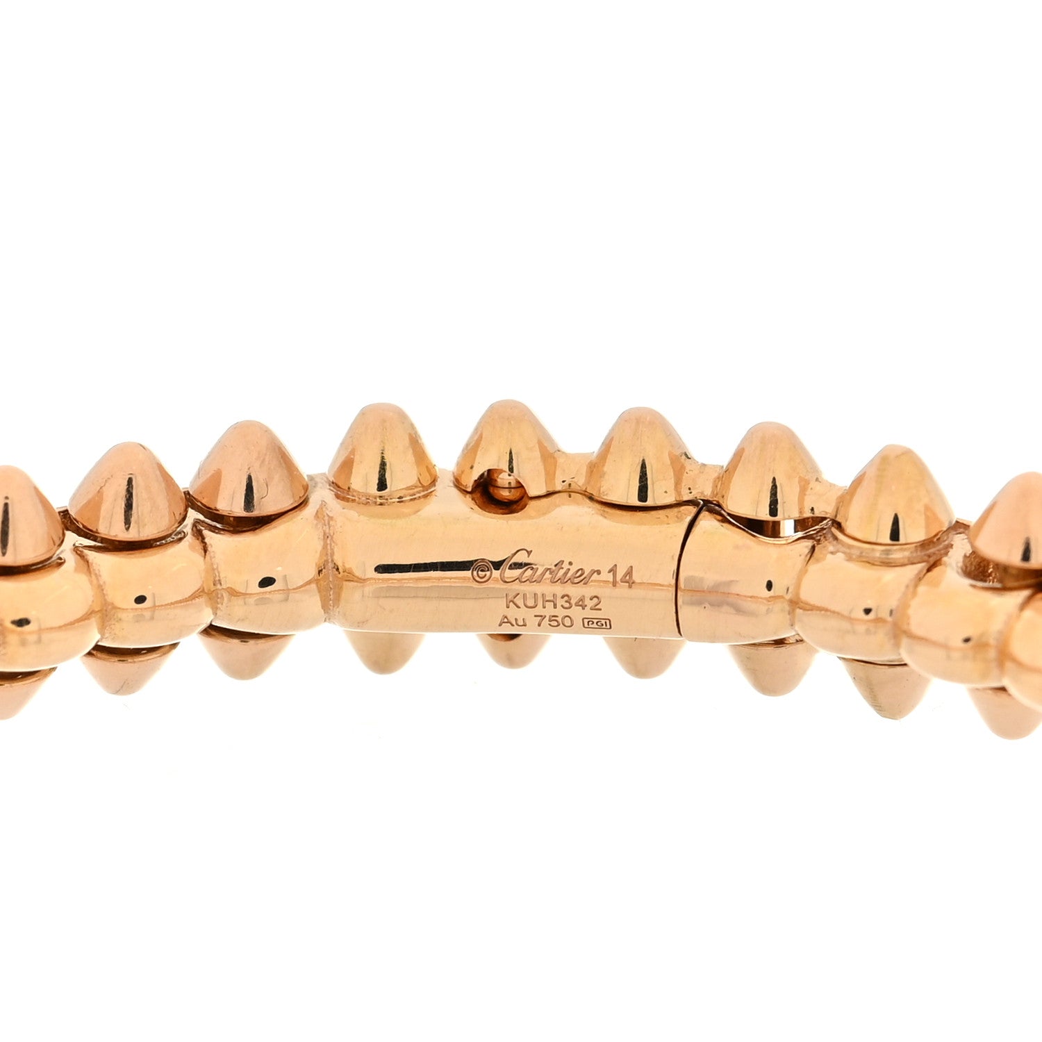 Cartier 18K Pink Gold Small Clash De Cartier Bracelet 14 3 of 4
