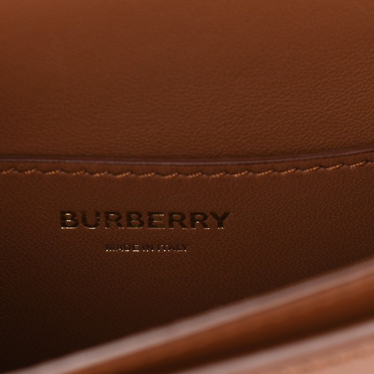 Burberry Calfskin TB Belt Bag Malt Brown 6 of 9