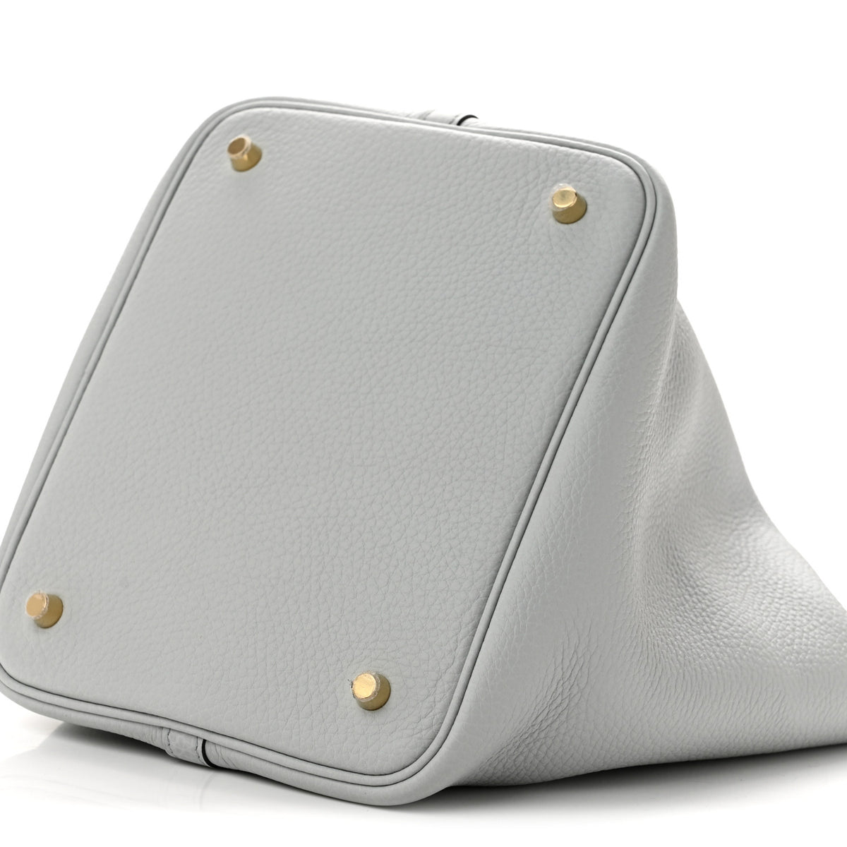 Hermes Taurillon Clemence Picotin Lock 22 MM Bleu Pale 10 of 11