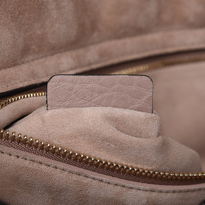 Christian Dior Grained Calfskin Cannage Large Lady Dior Light Pink 7 of 7