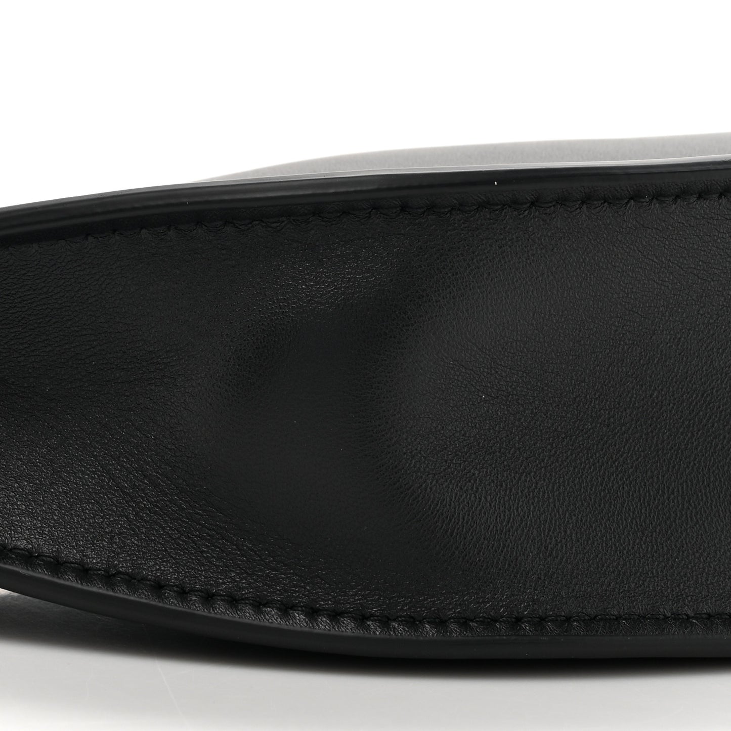 Calfskin Small Shield Sling Bag Black
